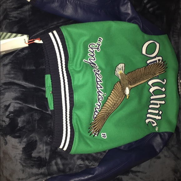 Brand New OFF WHITE VARCITY JACKET - Picture 5 of 7